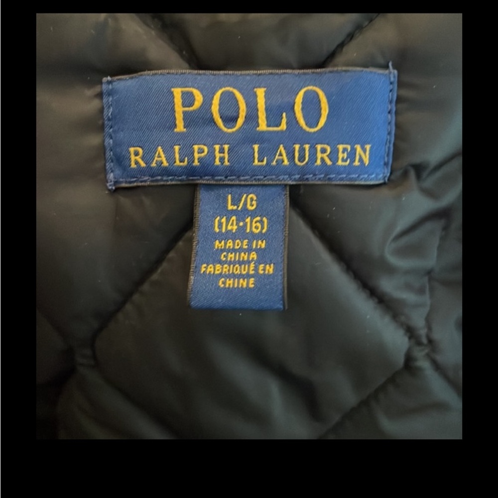 Polo by Ralph Lauren Quilted Button Up Jacket - Black in size L and XL - Picture 7 of 7
